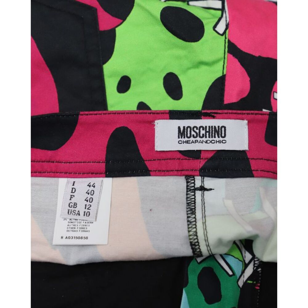 Moschino Illustrated Patchwork Printed Trousers I… - image 7